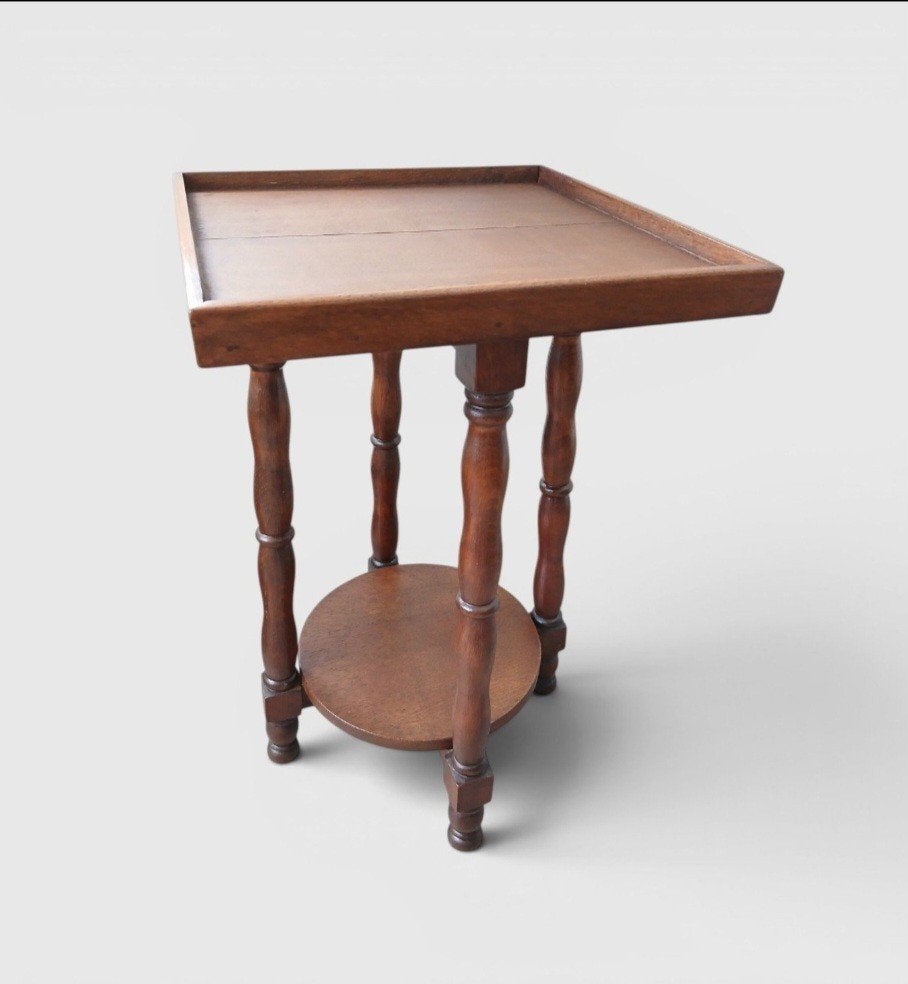 vintage bijzettafel, plantentafel - mid century, Ophalen of Verzenden