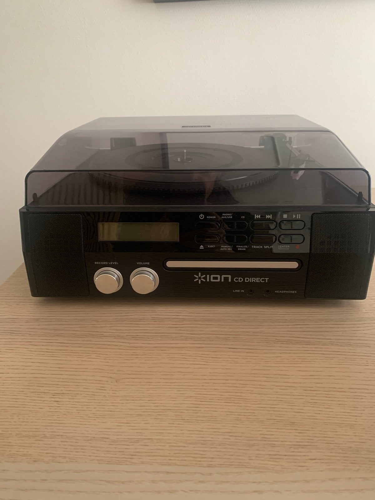 Ion CD Direct Platenspeler met USB en CD-speler, Zo goed als nieuw, USB-aansluiting, Platenspeler, Ophalen