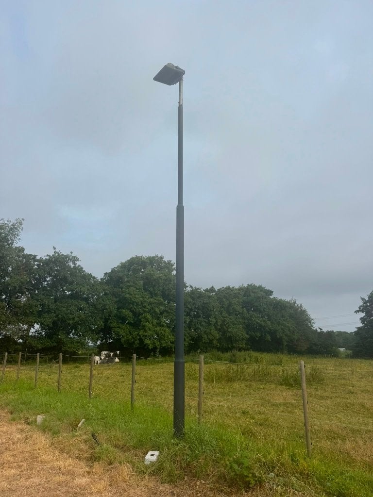halogeenmasten verlichting paardrijbak