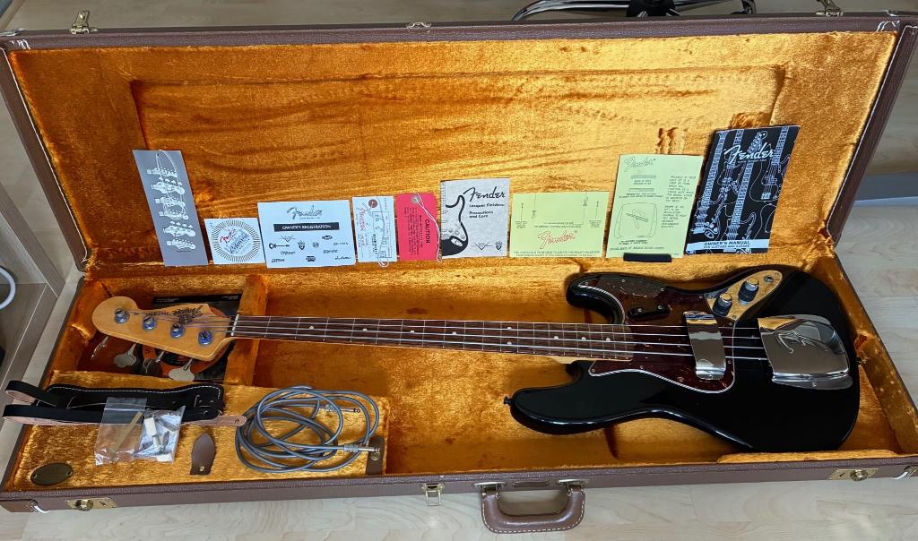 Fender American Vintage 62' Jazz Bass 2008, Ophalen, Zo goed als nieuw, Elektrisch