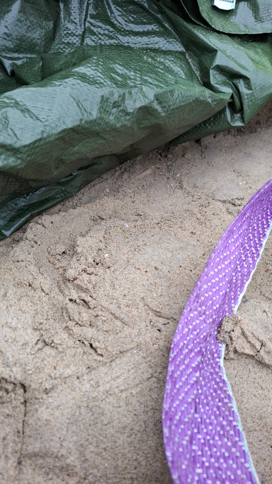 Gratis straatzand, Ophalen, Minder dan 5 m², Folie