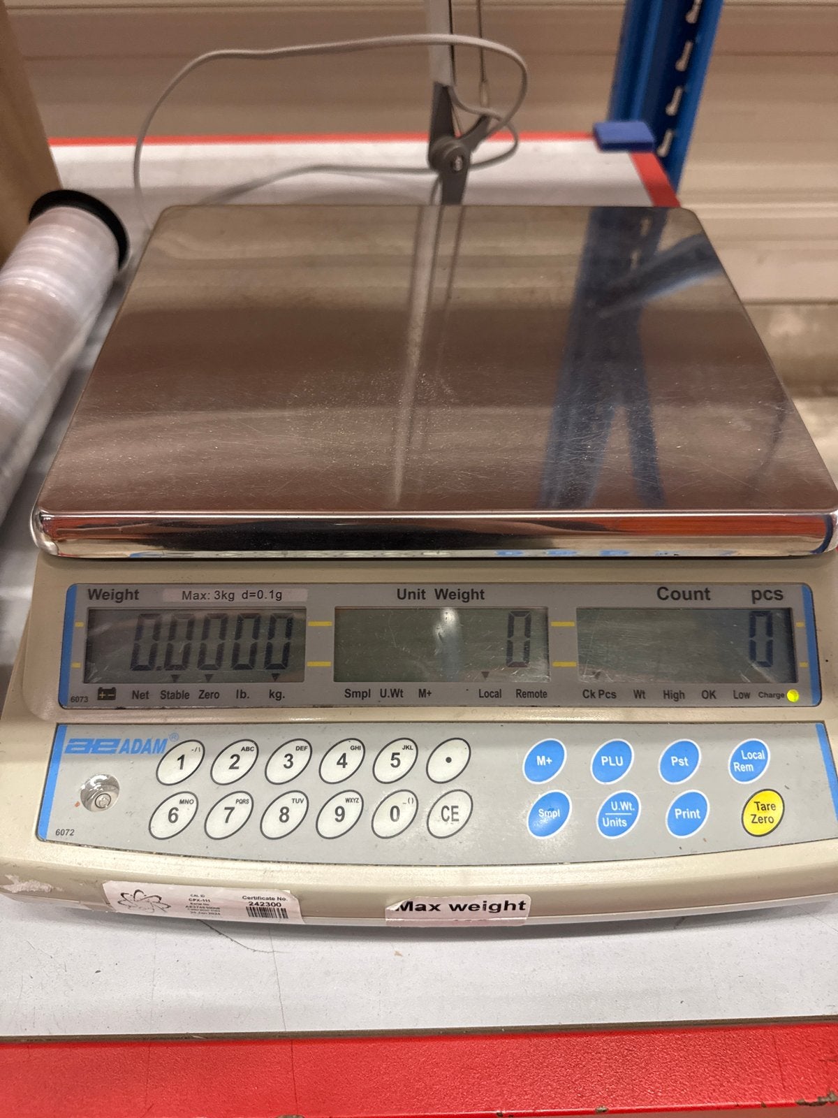 Precisieweegschaal Adam Equipment CBD-3, Ophalen, Gebruikt, Precisieweegschaal, Minder dan 50 kg