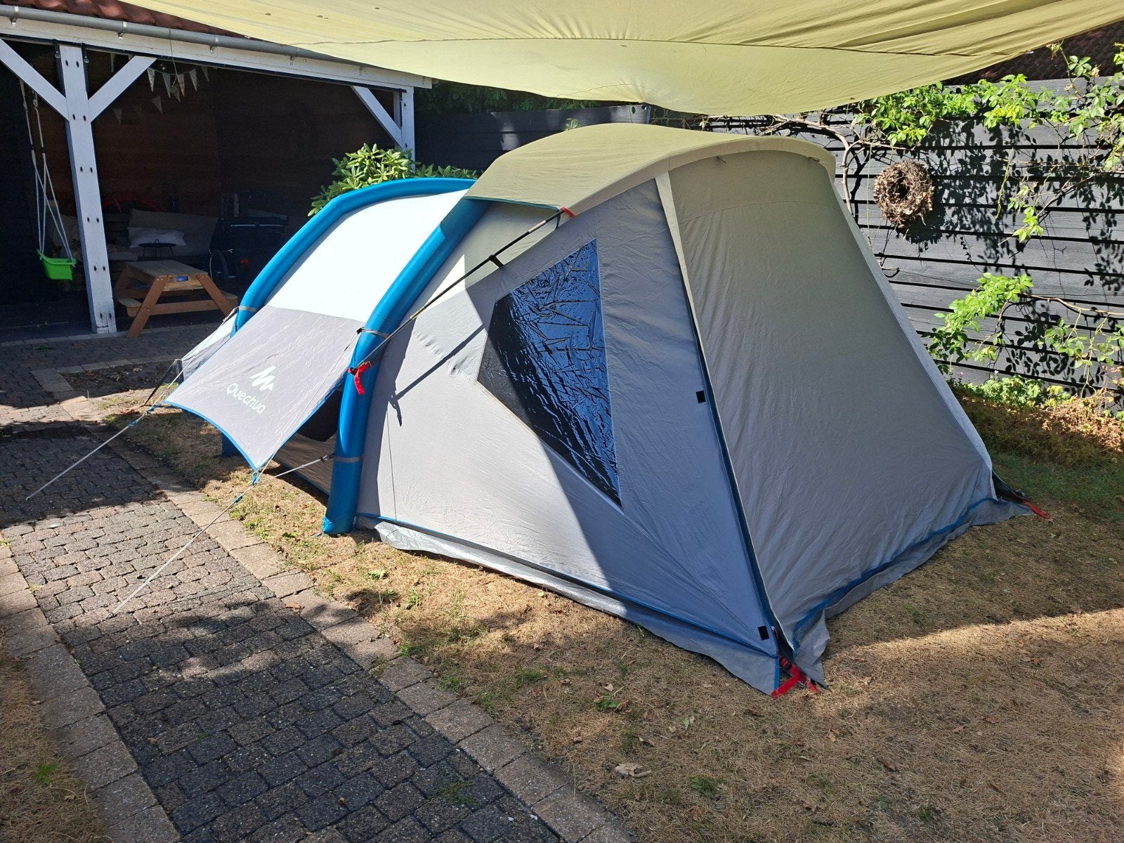Quechua tent Air Seconds Family 4XL, Ophalen, Zo goed als nieuw, Tot en met 4