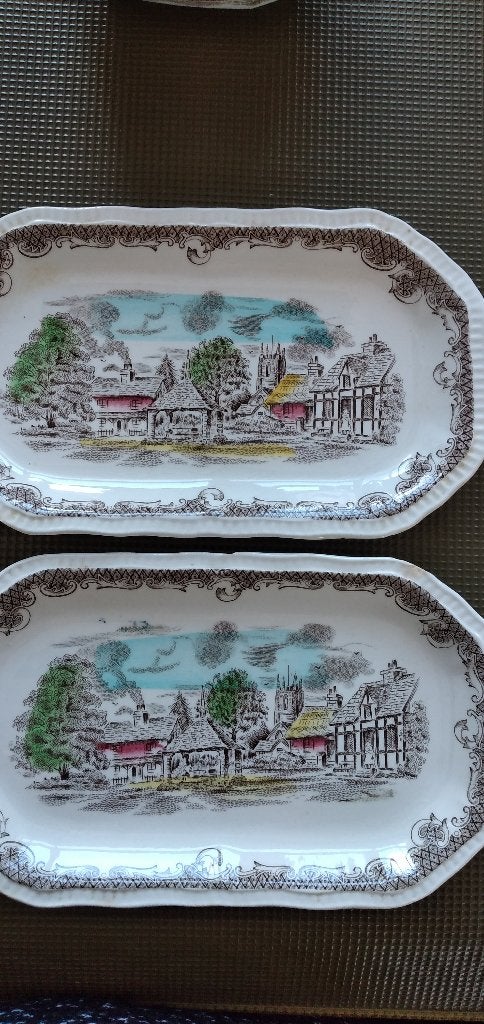 Staffordshire ware /Wood & Sons serviesonderdelen, Ophalen of Verzenden, Porselein, Overige stijlen, Bord(en)