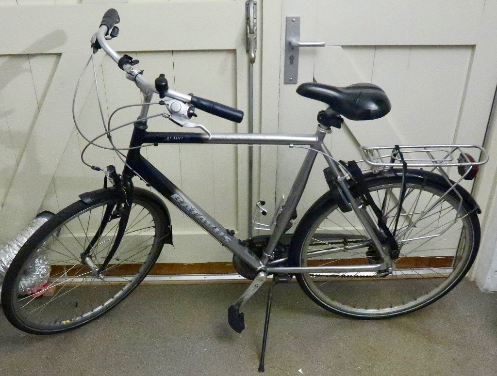 Batavus heren en damesfiets, aluminium frame 24 versn., Ophalen, Gebruikt, Velgrem, Batavus