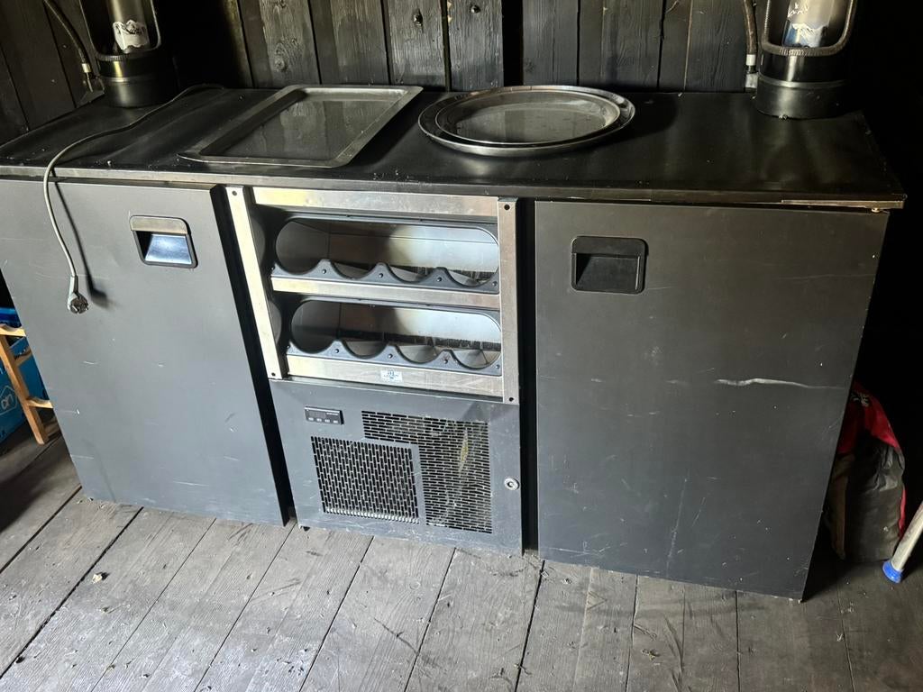 Bar koelkast met flessen koeling, Huis en Inrichting, Keuken | Complete keukens, Ophalen of Verzenden, Gebruikt, Overige typen