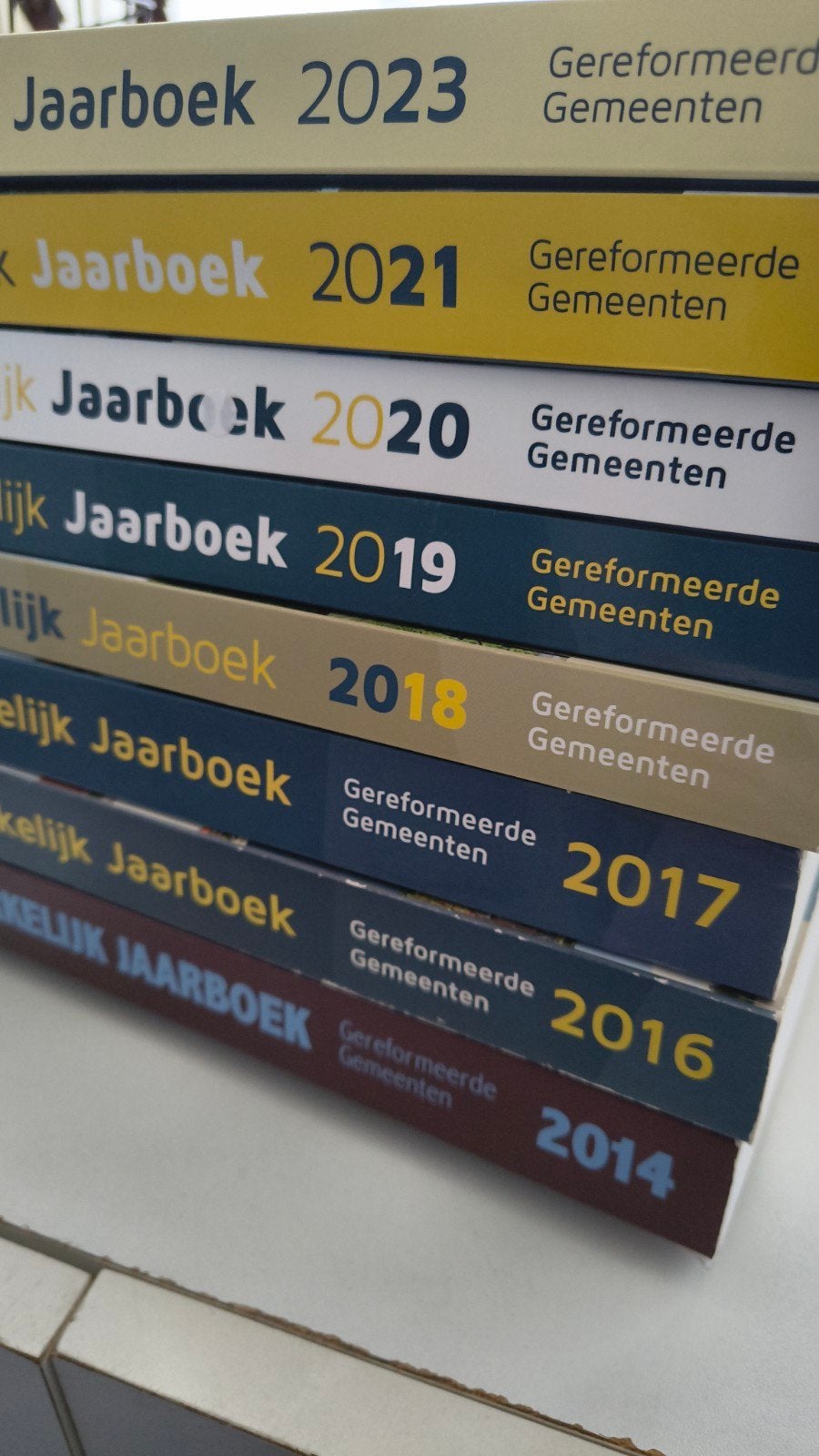 Kerkelijk jaarboeken Ger Gem, Ophalen of Verzenden, Zo goed als nieuw, Christendom | Protestants