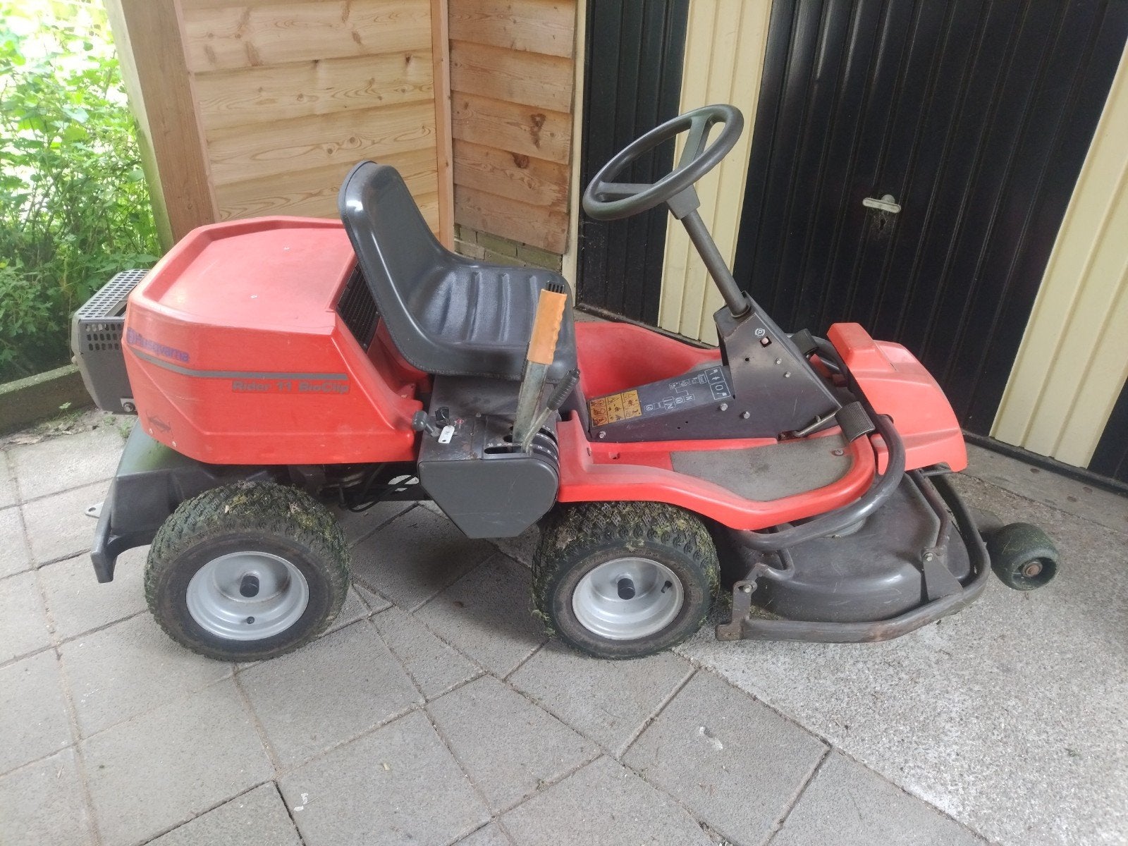 Husqvarna Rider 11 bioclip zitmaaier, Tuin en Terras, Zitmaaiers, Ophalen, Gebruikt, Husqvarna