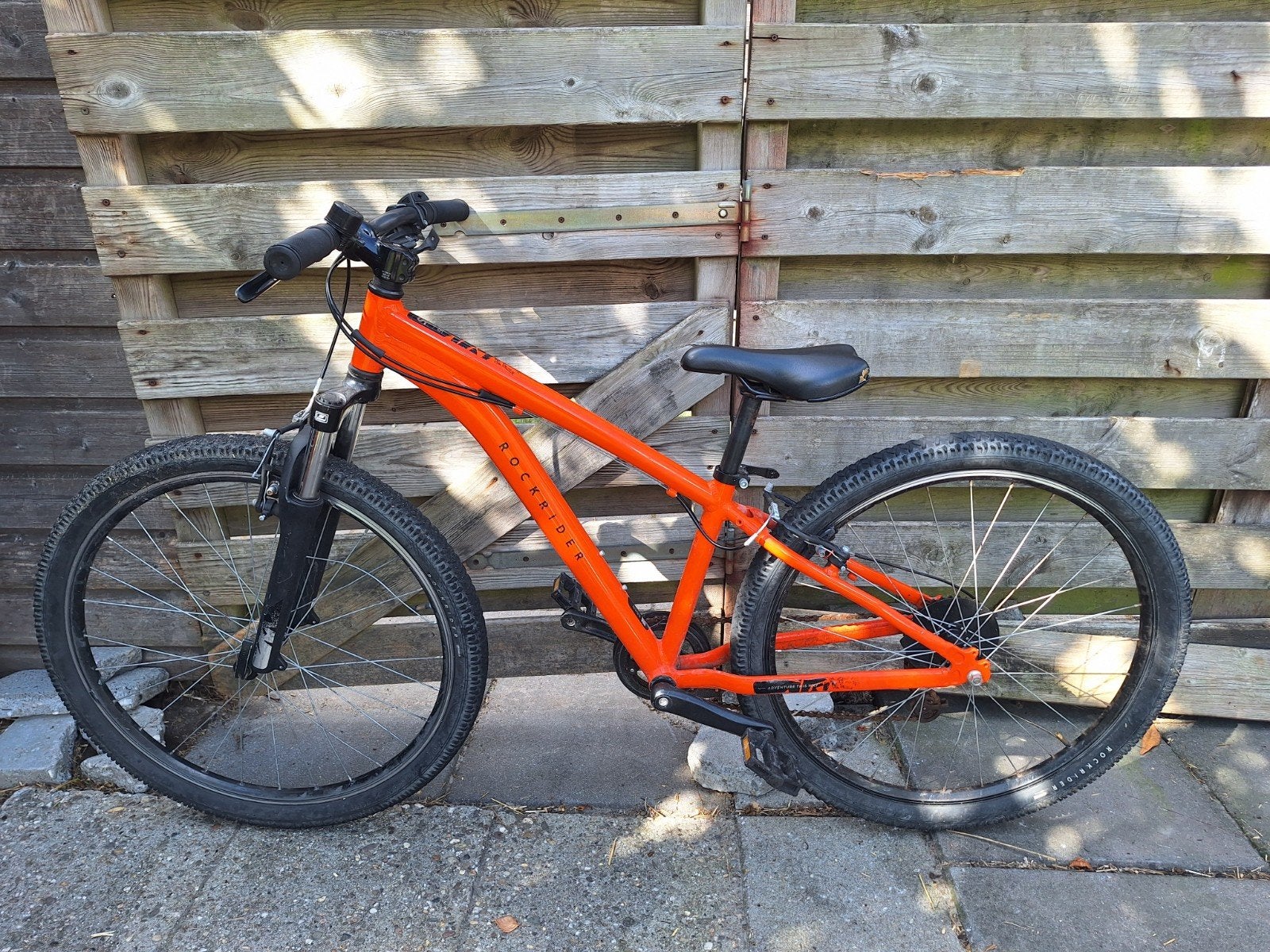 Rockrider fiets oranje - Opknapper, 2 jaar oud, Ophalen