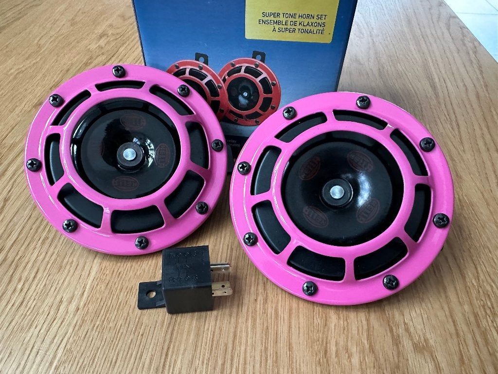 Hella Supertone 118db Claxon set (roze pink), Ophalen of Verzenden