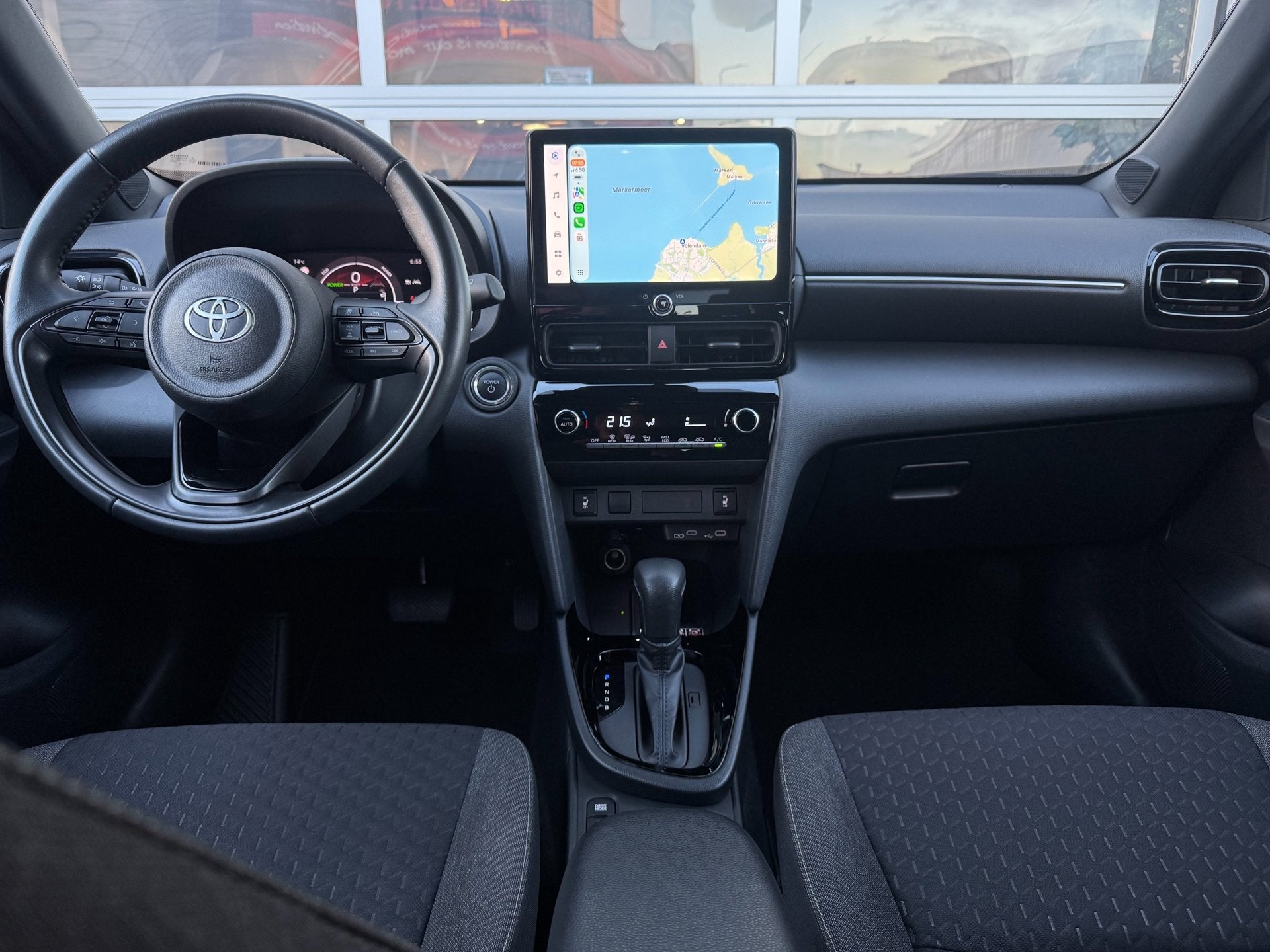 Toyota Yaris Cross 1.5 Hybrid 115 Dynamic|Apple CarPlay/Andr, Stof, Gebruikt, Zwart, 116 pk