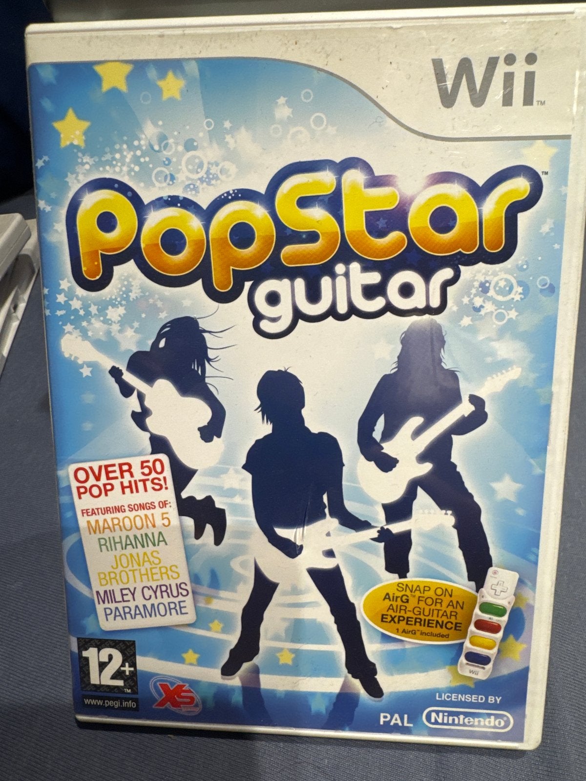 PopStar Guitar voor Nintendo Wii - Inclusief AirG, Muziek, Gebruikt, 1 speler, Ophalen of Verzenden