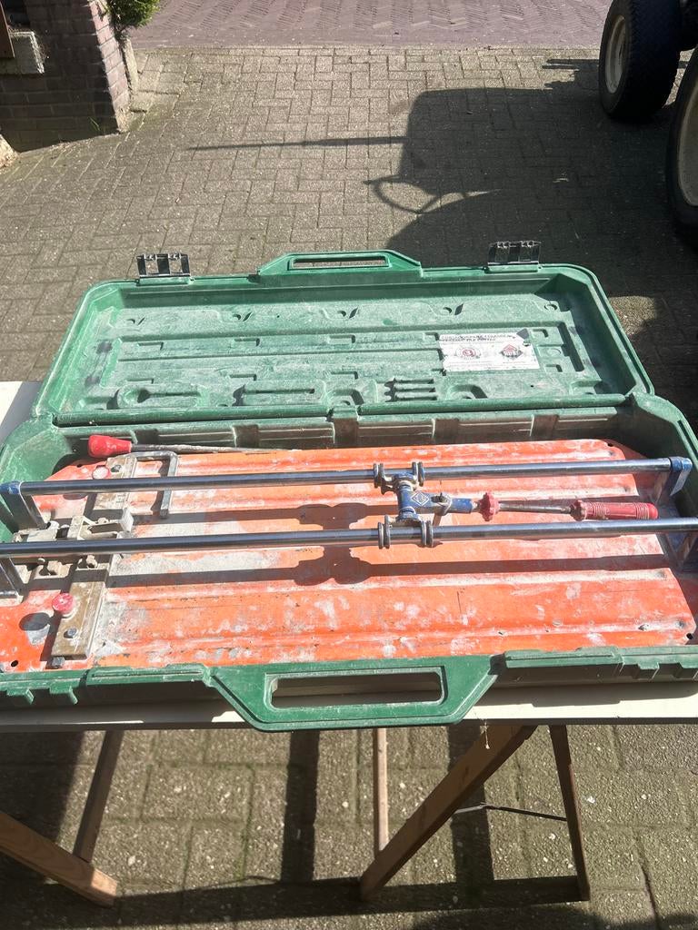 Rubi TS-60 Tegelsnijder in Koffer - Gebruikt, Ophalen, Gebruikt