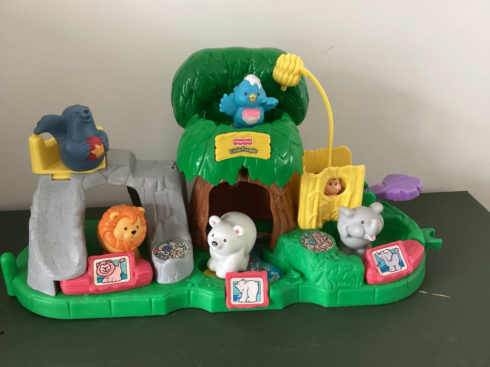 Fisher-Price Little People Dierentuin Speelset, Ophalen, Gebruikt, Overige typen, Met geluid