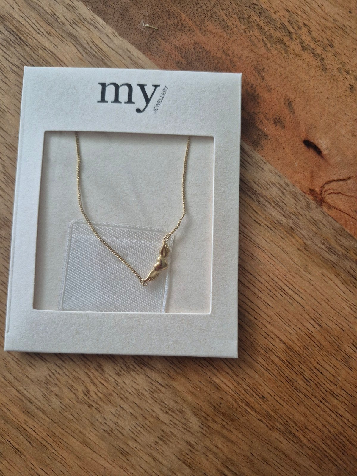 My Jewellery ketting goudkleurig met hartjes, Nieuw, Ophalen of Verzenden, Goud, Overige materialen
