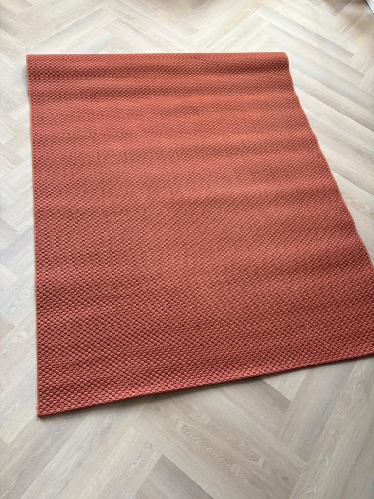 2x Ikea Morum vloerkleed. 160 x 230cm. €30,- per stuk, Huis en Inrichting, Stoffering | Tapijten en Kleden, Ophalen, Bruin, 150 tot 200 cm