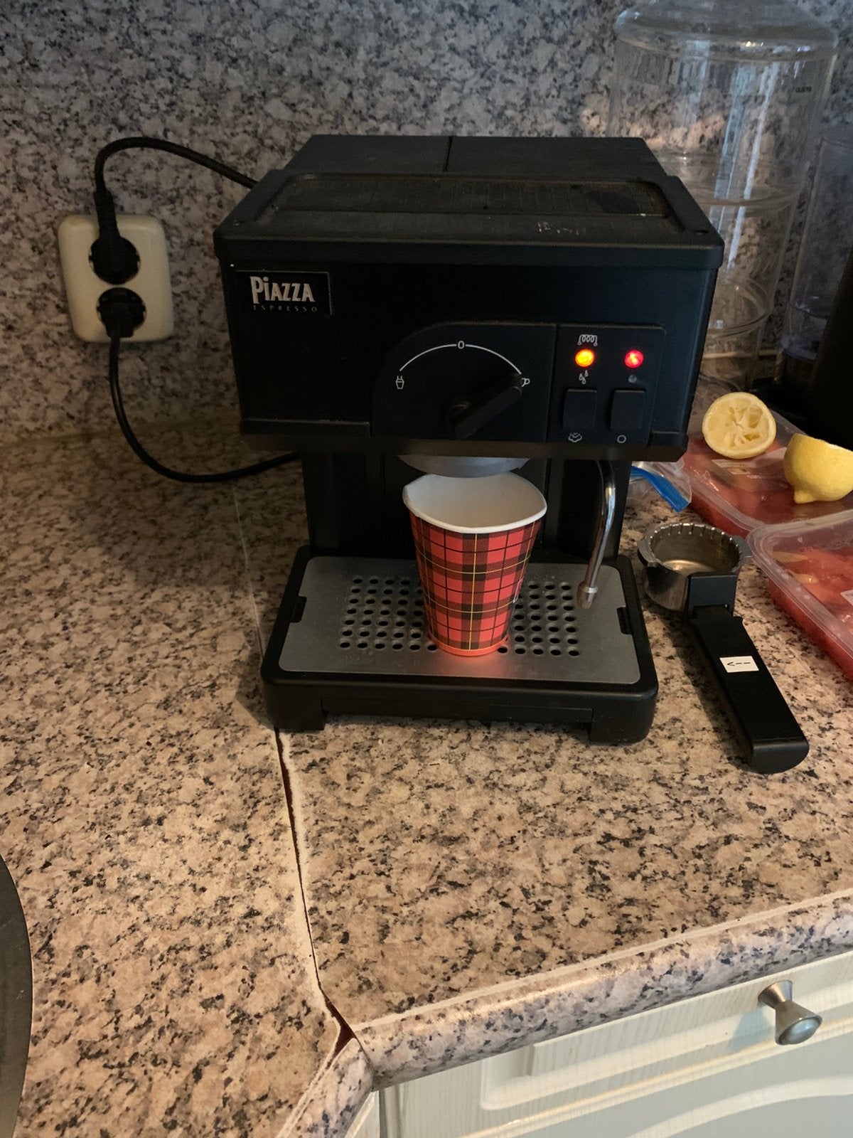 Piazza Espresso, Witgoed en Apparatuur, Koffiezetapparaten, Ophalen of Verzenden, Zo goed als nieuw, Espresso apparaat