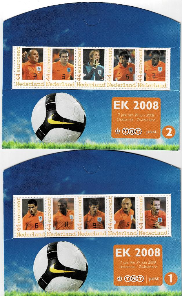EK 2008 voetbal, Postzegels en Munten, Postzegels | Nederland, Ophalen of Verzenden, Na 1940, Postfris