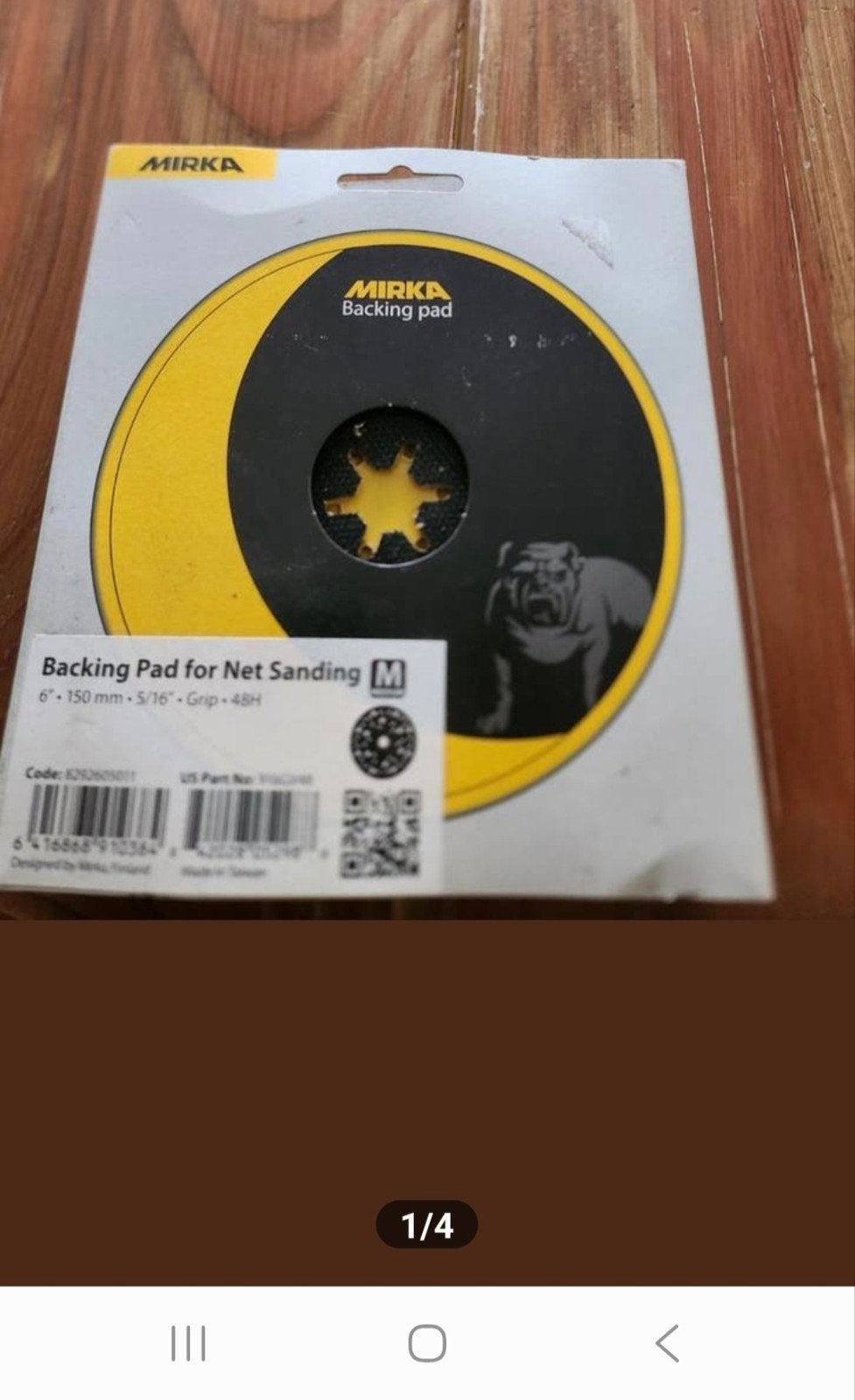 MIRKA steunschijf nieuw 150mm, Ophalen, Nieuw