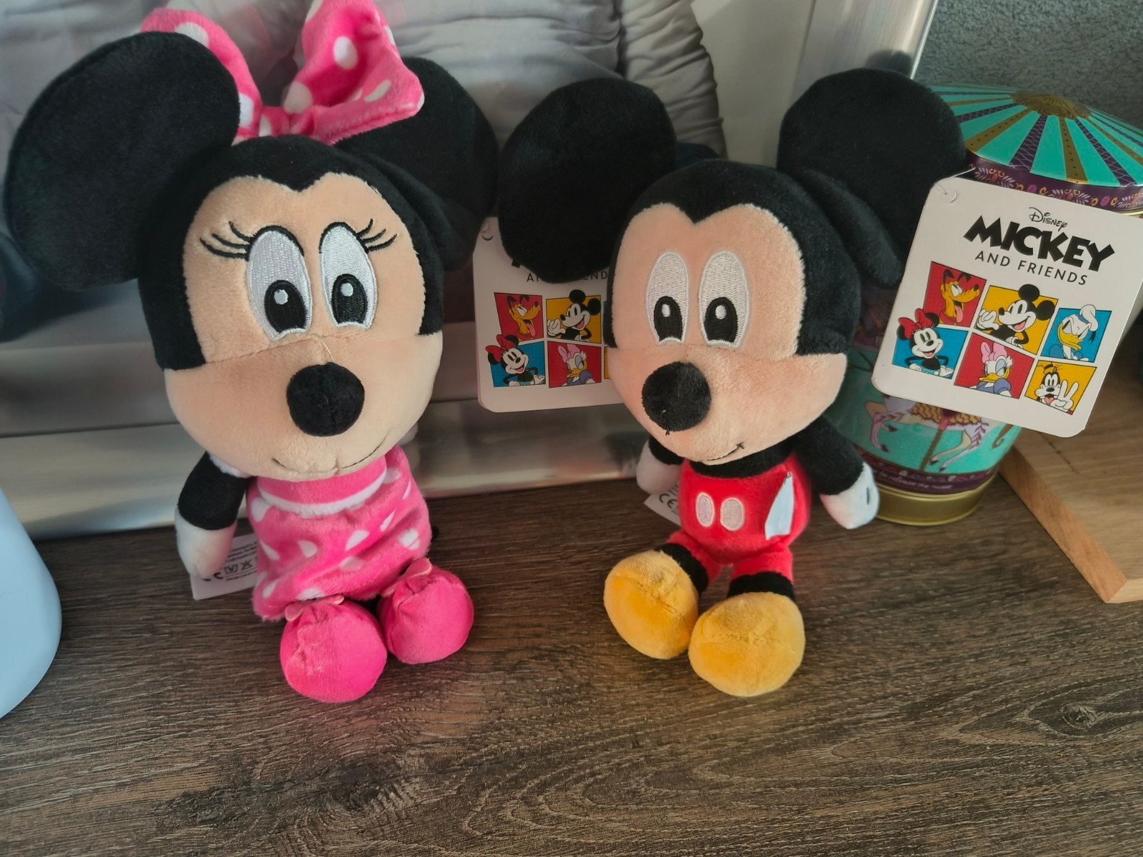 Mickey en Minnie Mouse knuffel nieuw, Ophalen of Verzenden, Nieuw, Overige typen