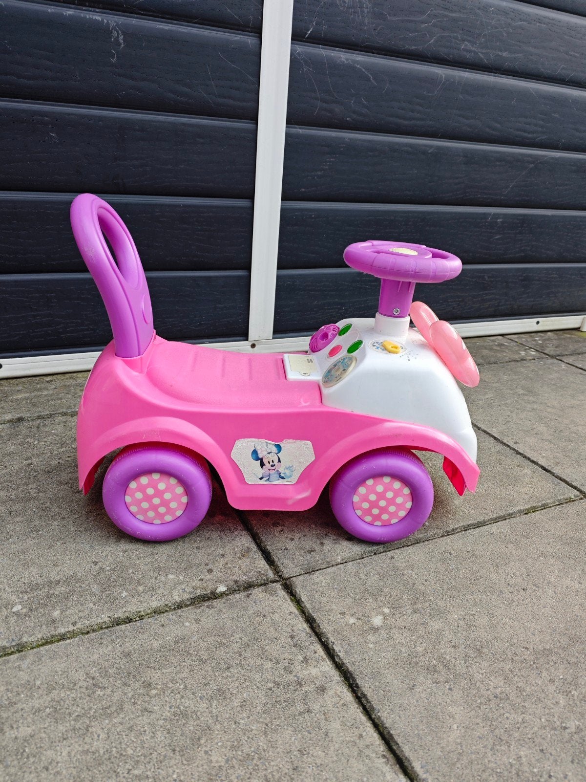 Roze loopauto met Minnie Mouse, Ophalen of Verzenden