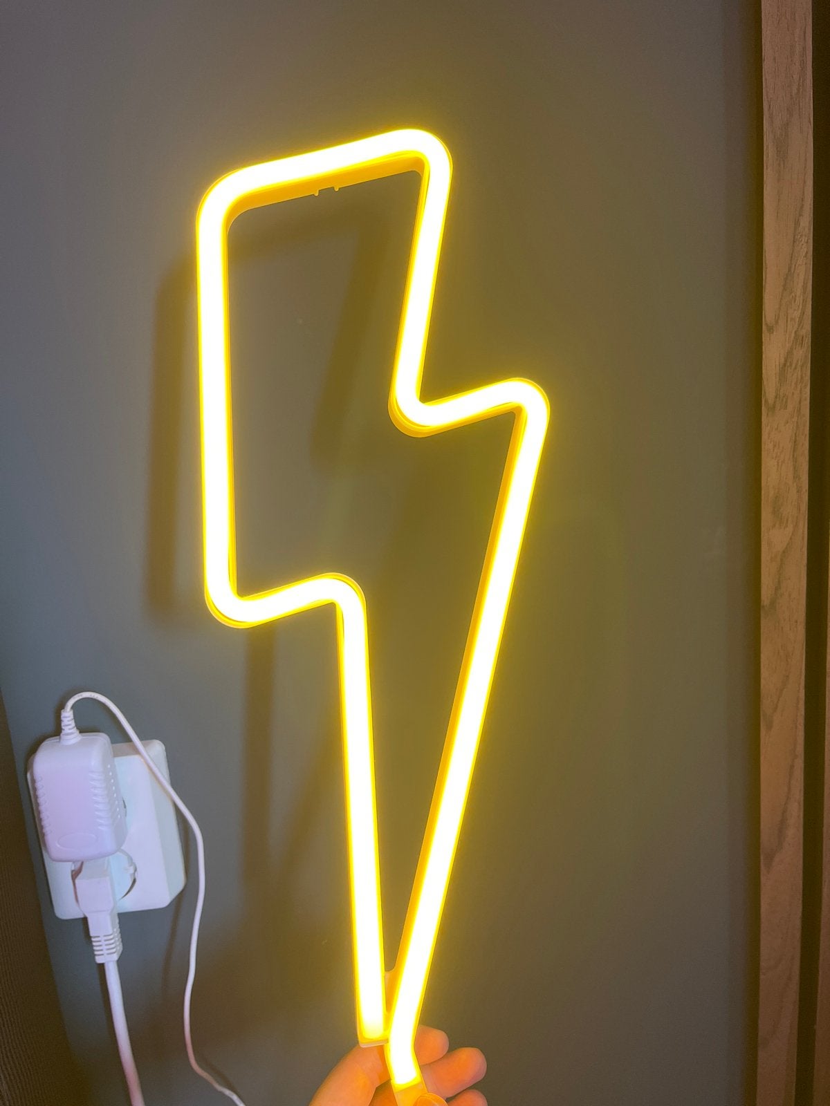 Neon Bliksem LED Lamp, Overige merken, Kunststof, Overige fittingen, Ophalen of Verzenden