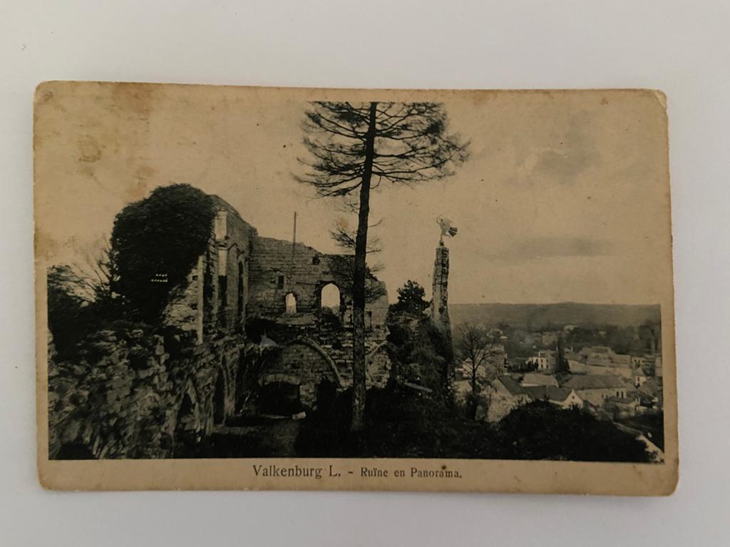 Valkenburg Ruïne en panorama, Verzamelen, Ophalen of Verzenden, Voor 1920, Limburg