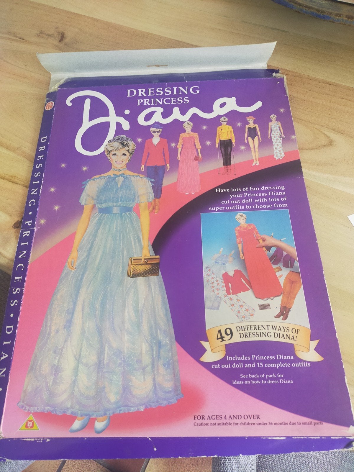 Vintage Dressing Princess Diana aankleedpop met outfits, Ophalen of Verzenden, Gebruikt, Fashion Doll