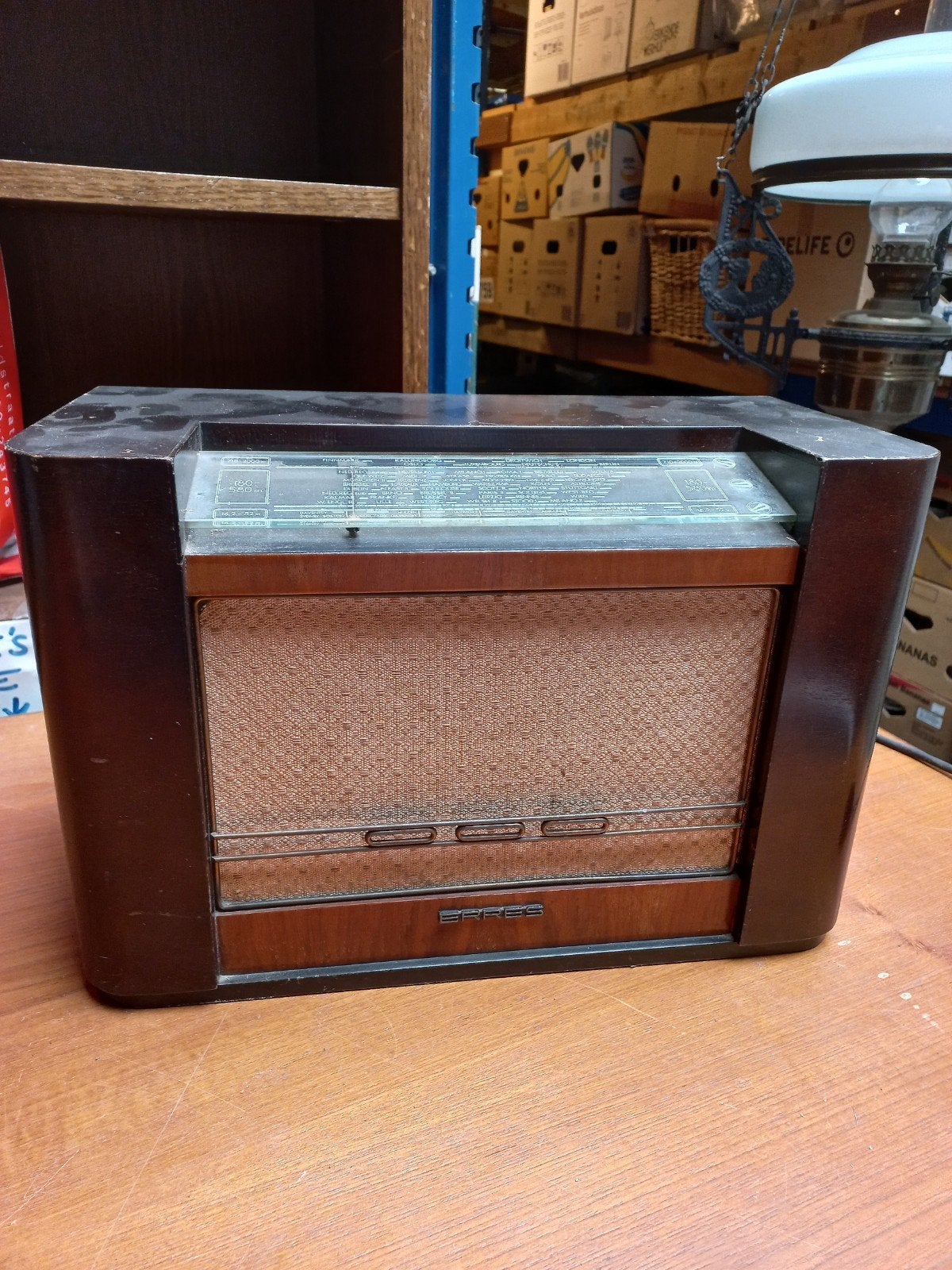 Erres KY465 Vintage Radio - Prachtige buizenradio, Ophalen, Niet werkend, Radio