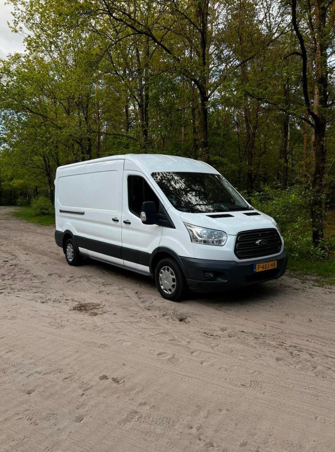 Euro5 Ford transit camper zelfbouwcamper 2015 airco cruise, Caravans en Kamperen, Buscamper of Camperbus, Bestuurdersdeur, Ford