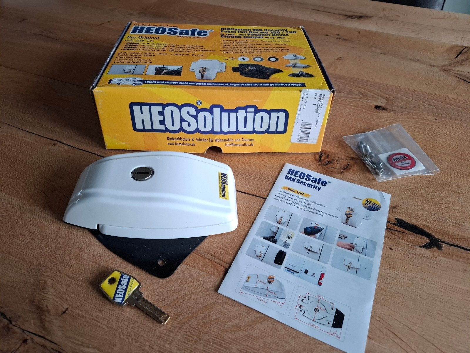HEOSafe VAN Security Slot voor Fiat Ducato/Peugeot Boxer, Ophalen of Verzenden, Nieuw