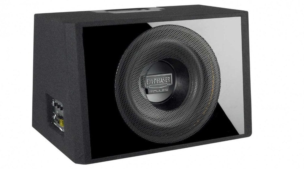 Active Subwoofer auto Emphaser EBR112-P6A, Auto diversen, Ophalen, Zo goed als nieuw