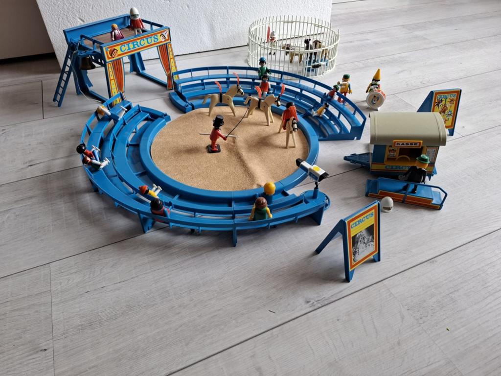 Playmobil circus en roofdieren act, Ophalen of Verzenden, Gebruikt, Complete set