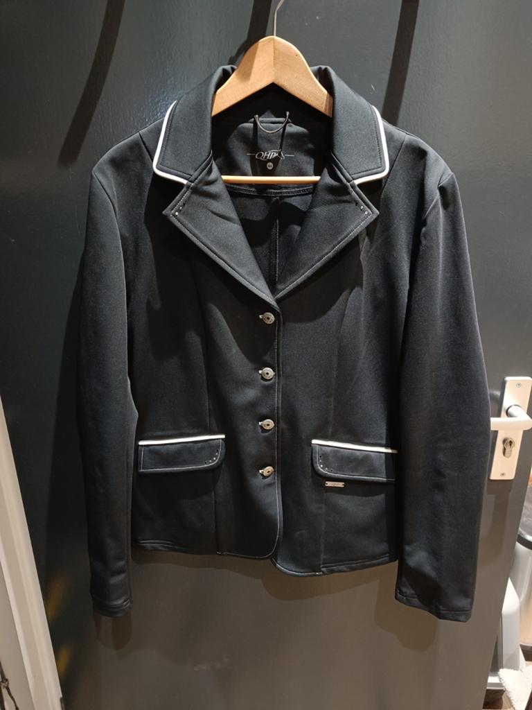 QHP Coco wedstrijdjasje maat 44, Dieren en Toebehoren, Paardrijkleding, Ophalen of Verzenden, Zo goed als nieuw, Dames, Bovenkleding