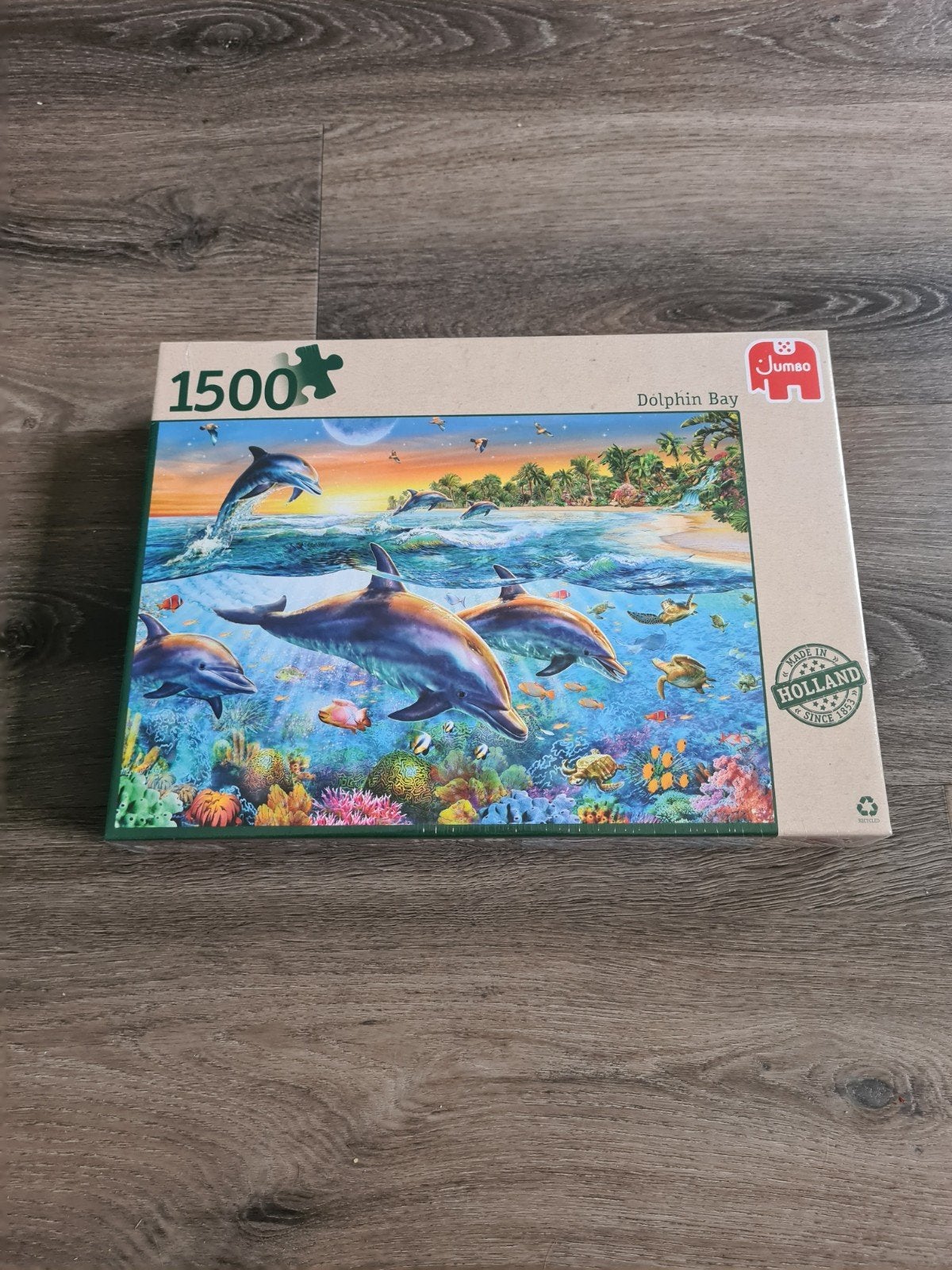 Jumbo Legpuzzel Dolphin Bay 1500 stukjes - Nieuw, Ophalen of Verzenden, Meer dan 1500 stukjes, Nieuw, Legpuzzel