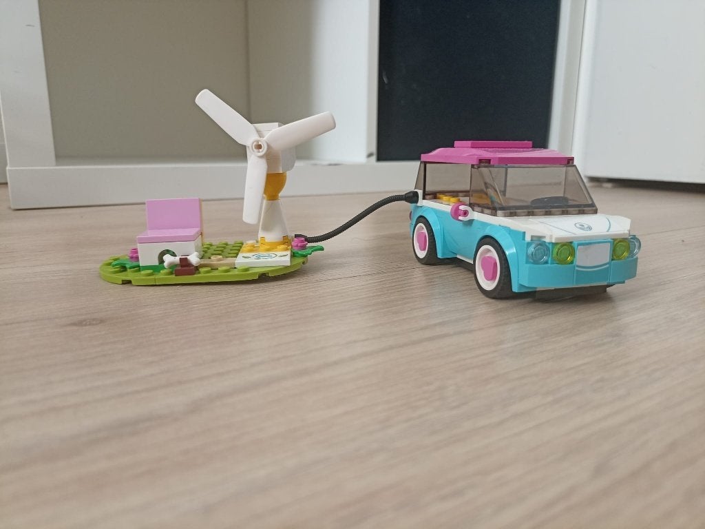 lego friends elektrische auto 41443, Ophalen, Zo goed als nieuw