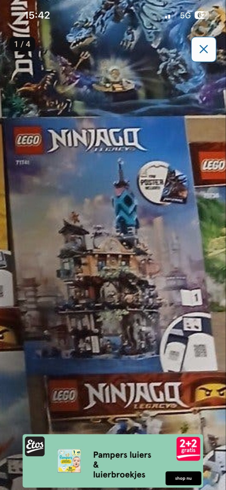 Lego Ninjago Legacy 71741 Ninjago City Gardens, Ophalen, Lego, Nieuw, Inclusief doos