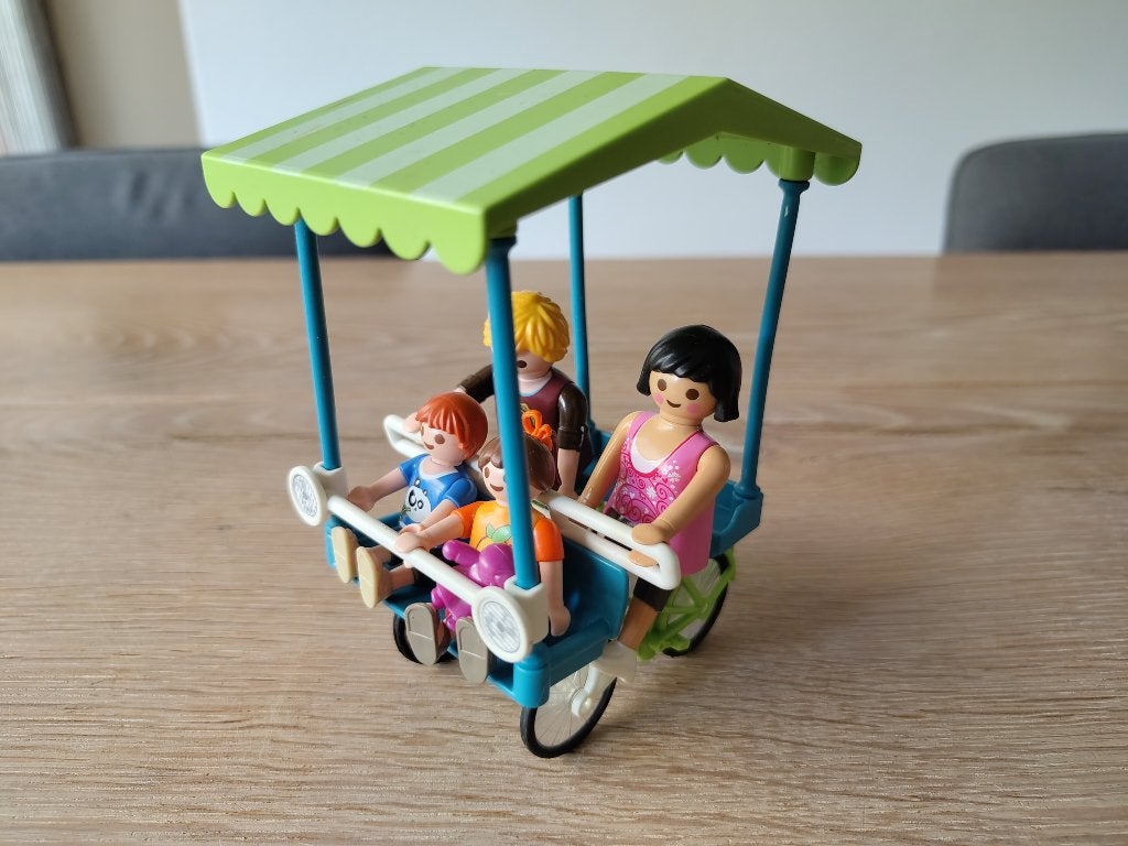 Playmobil Familiefiets - 70093, Ophalen of Verzenden, Gebruikt