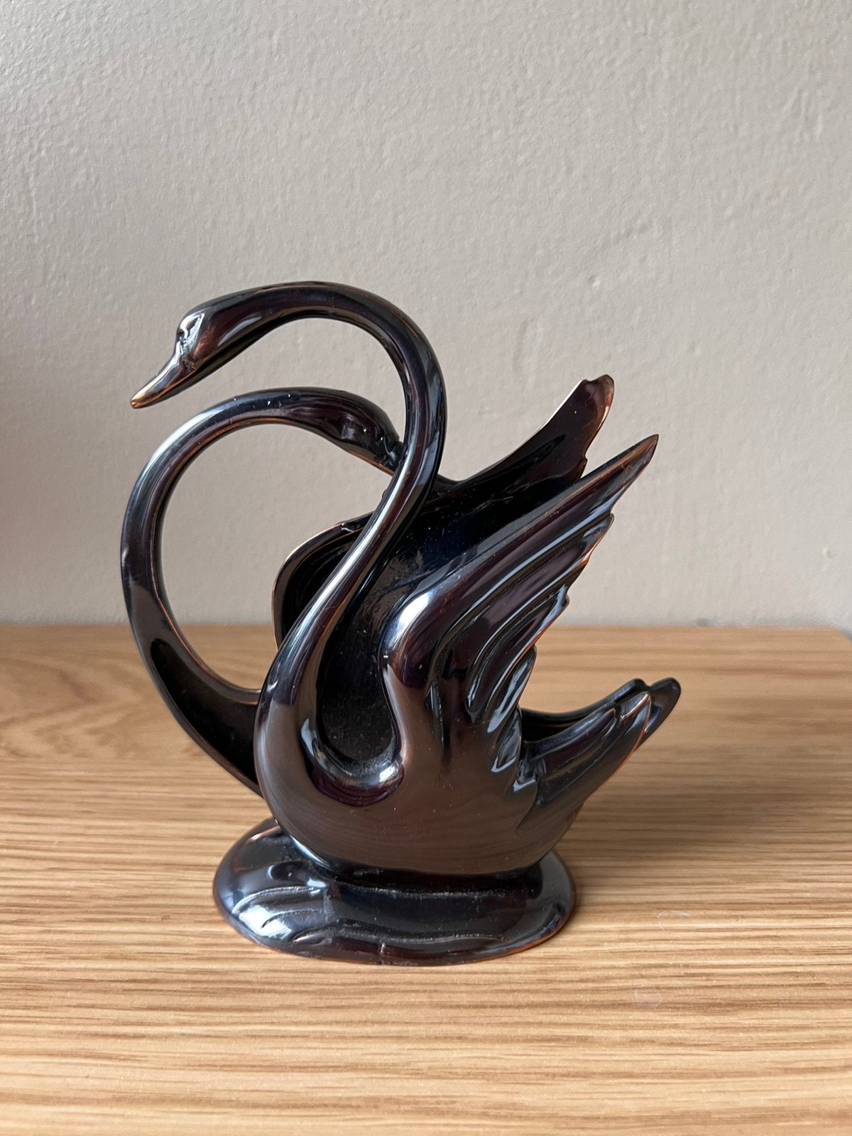 Vintage servethouder zwanen briefhouder art nouveau stijl, Ophalen of Verzenden, Zo goed als nieuw, Overige stijlen