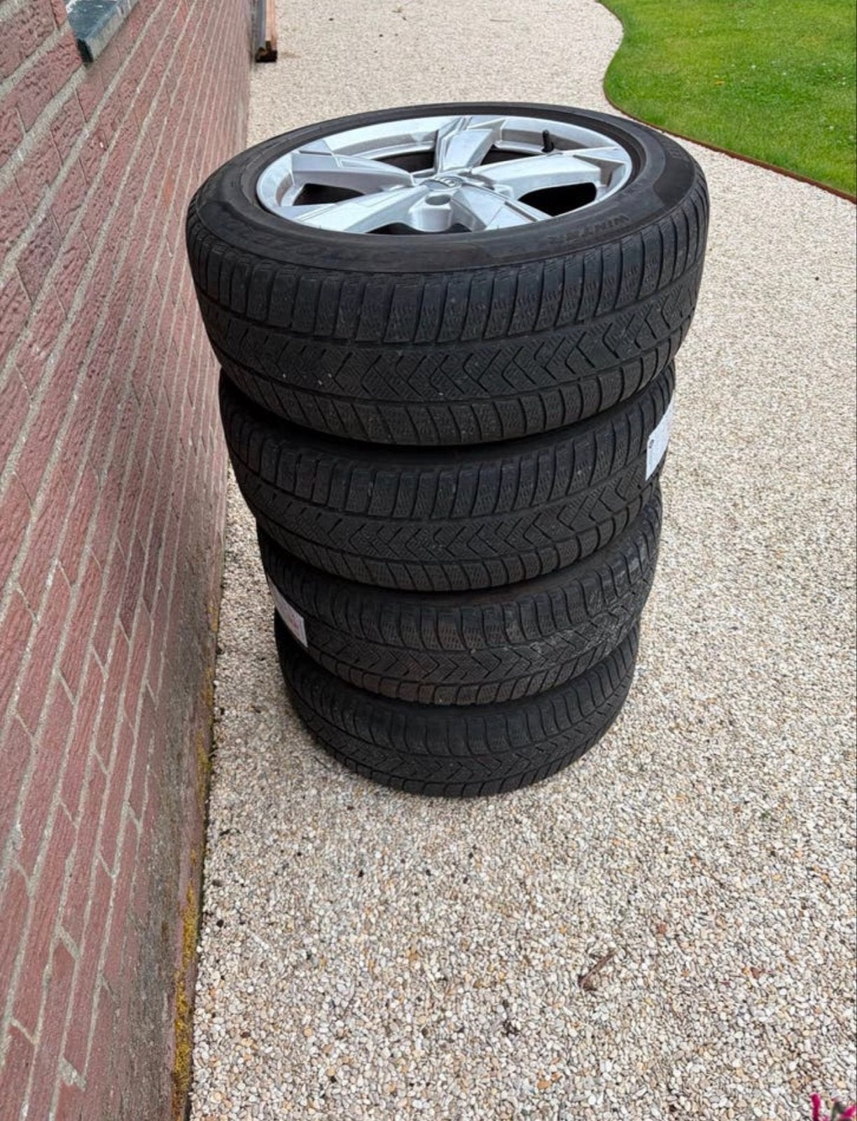 18” originele Audi A6 C8 velgen + banden 5x112 4K0 601 025D, Ophalen, Gebruikt