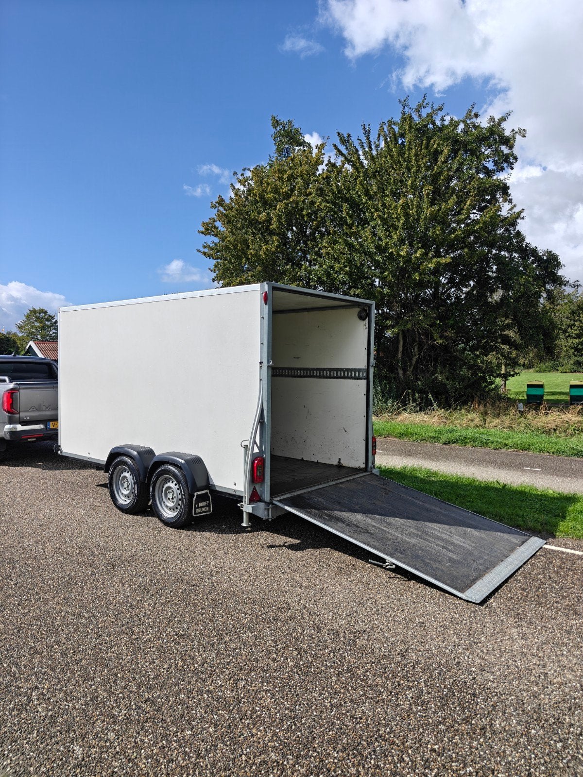 Sirius G375 Gesloten aanhanger met laadklep, Ophalen of Verzenden, Zo goed als nieuw