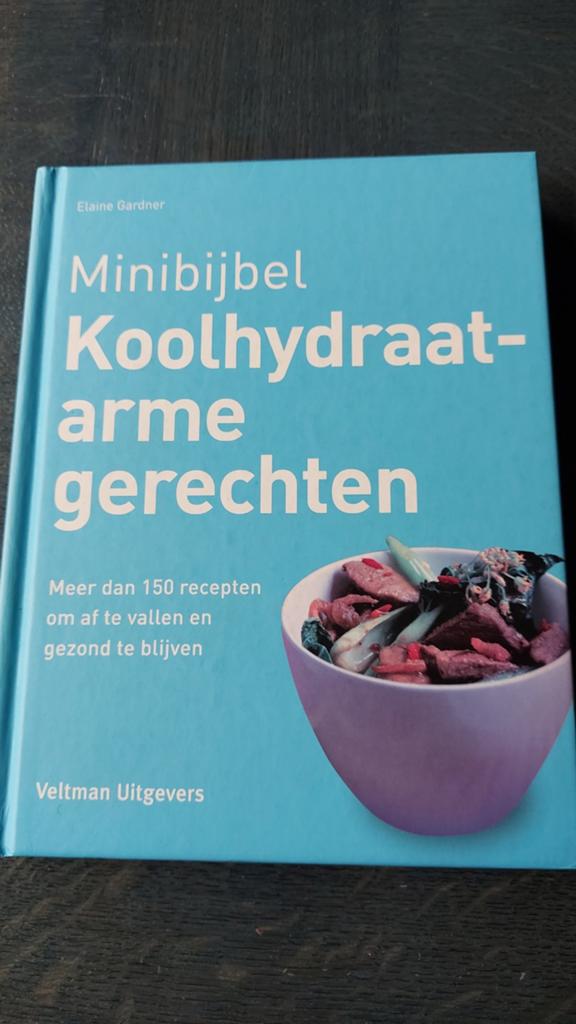 Minibijbel Koolhydraatarme Gerechten - Elaine Gardner, Boeken, Kookboeken, Hoofdgerechten, Ophalen of Verzenden, Zo goed als nieuw