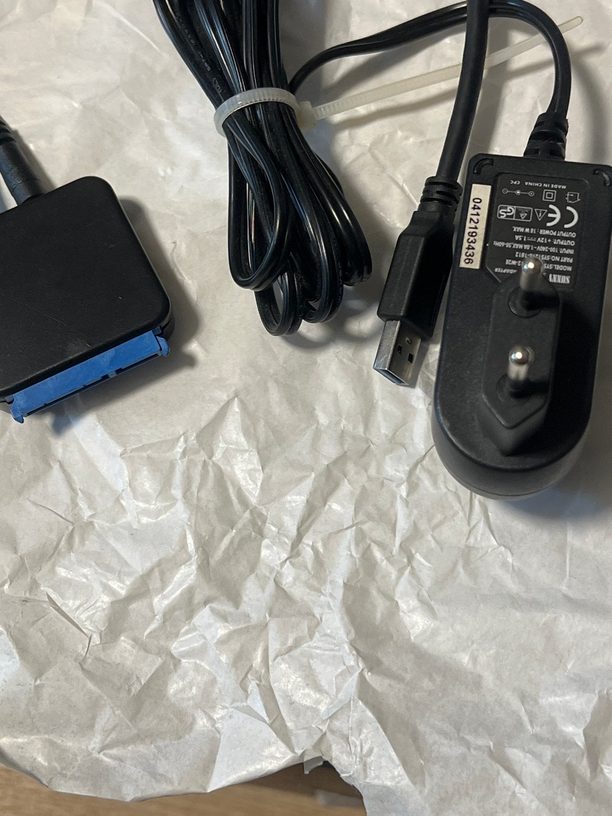 USB 3.0 naar SATA Adapter met Voeding, Ophalen, Nieuw