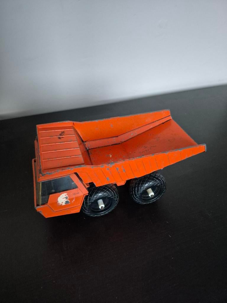 Vintage Bull-Toys Kiepwagen - Onverwoestbaar Duits Speelgoed, Ophalen of Verzenden, Gebruikt