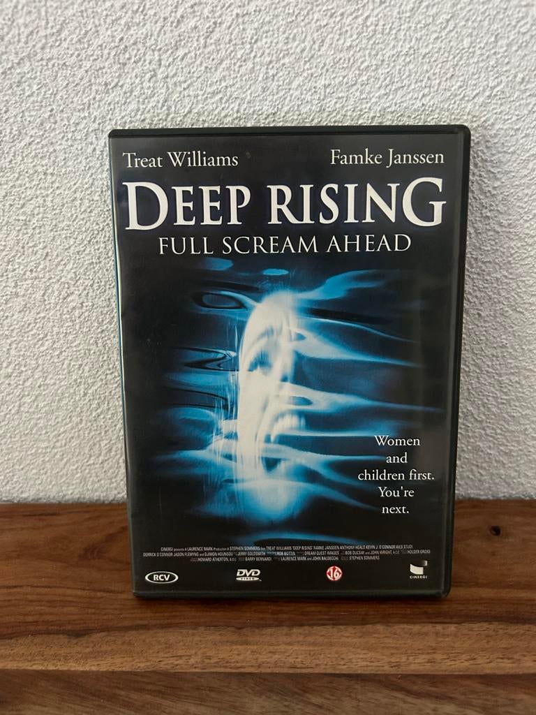 Deep Rising DVD - Actiethriller met Famke Janssen, Cd's en Dvd's, Dvd's | Horror, Zo goed als nieuw, Vanaf 16 jaar, Ophalen of Verzenden