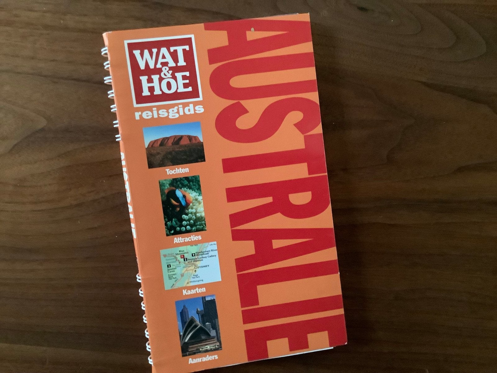Australie 220pg Info routes kaarten reisgids Wat&Hoe oa Tasm, Ophalen of Verzenden, Zo goed als nieuw, Australië en Nieuw-Zeeland