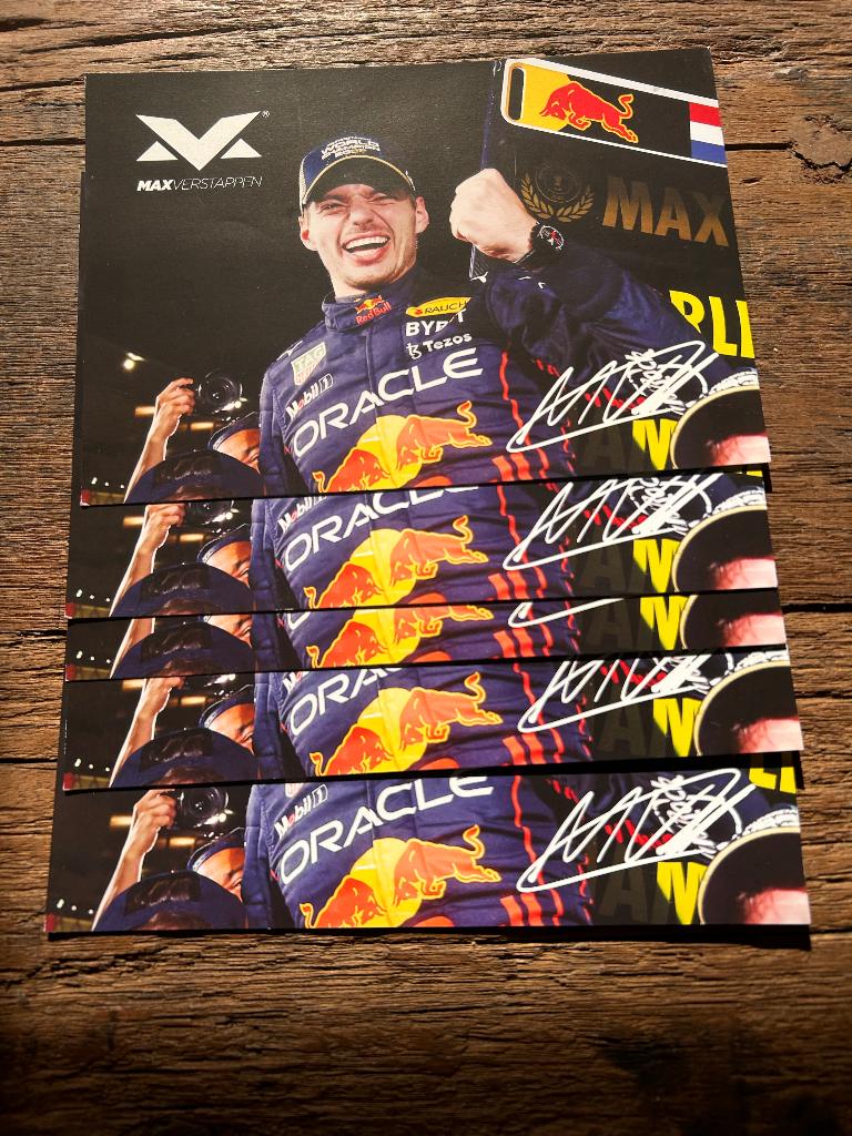 Veschillende Max Verstappen Fanshop Kaarten, Ophalen of Verzenden, Zo goed als nieuw, Formule 1