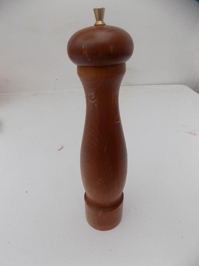 Pepermolen hout made in Denmark vintage, Ophalen of Verzenden, Gebruikt