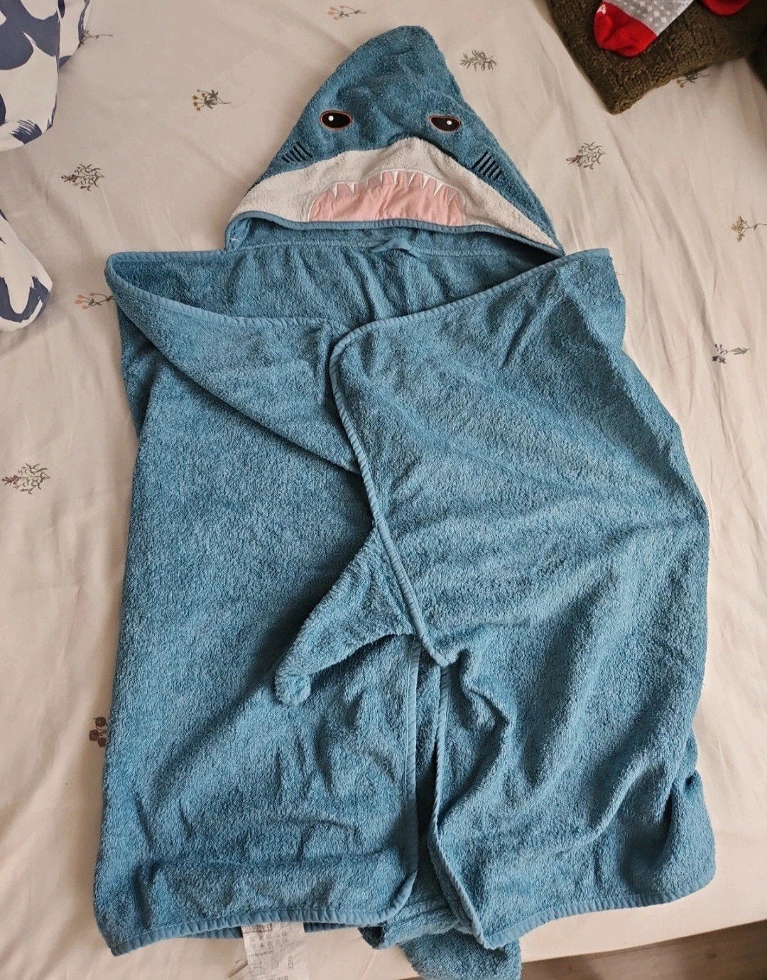IKEA BLÅVINGAD Haai Badcape - Zo goed als nieuw, Zo goed als nieuw, Blauw, Deken, IKEA