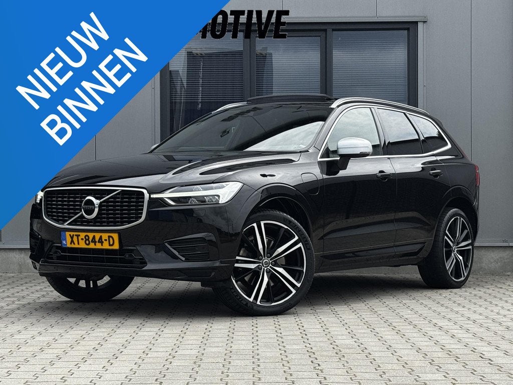 Volvo XC60 2.0 T8 Twin Engine AWD R-Design 407 PK | Luchtver, Auto's, Volvo, Gebruikt, 4 cilinders, Bedrijf, XC60